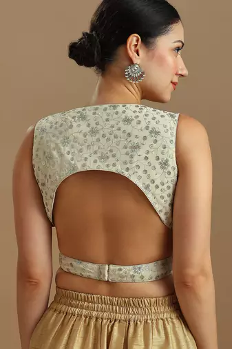 Embellished fancy designer georgette blouse