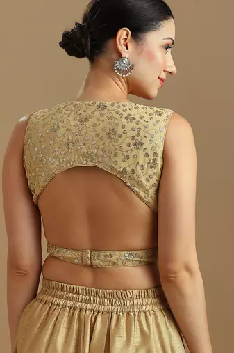 Embellished fancy designer georgette blouse