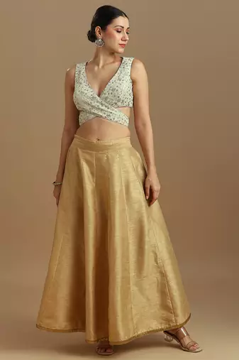 Embellished fancy designer georgette blouse