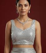 Embellished fancy designer georgette blouse
