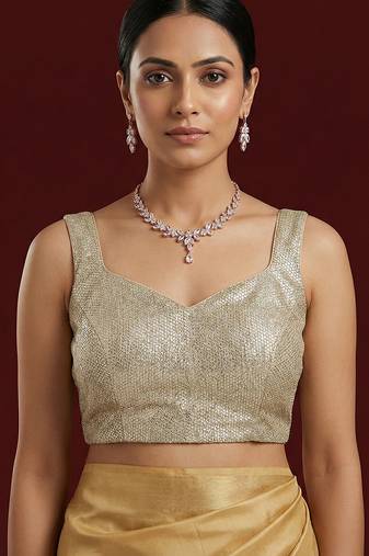Embellished fancy designer georgette blouse