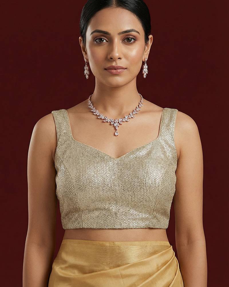 Embellished fancy designer georgette blouse