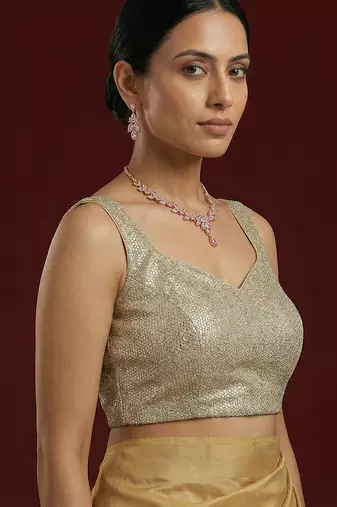 Embellished fancy designer georgette blouse