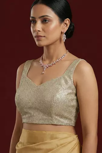 Embellished fancy designer georgette blouse