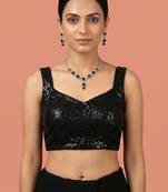 Embellished fancy designer georgette blouse