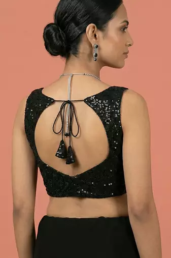 Embellished fancy designer georgette blouse