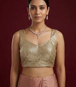 Embellished fancy designer georgette blouse