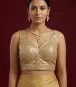Embellished fancy designer georgette blouse