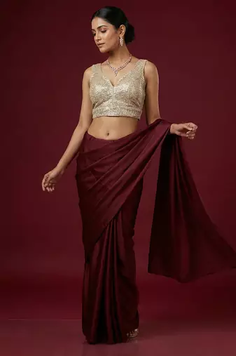 Embellished fancy designer georgette blouse