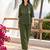 Green embroidered mal chanderi shirt style co-ord sets for women