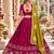 Pink Silk Blend Readymade Navratri Lehenga Choli with Thread & Sequence Work