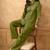 Green cotton blend embroidered shirt style co-ord set for women