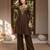 Mahendi premium vichitra silk stand collar v-neck embroidemahendi kurta palazzo 2 piece co-ord sets for women