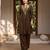 Mahendi premium vichitra silk stand collar v-neck embroidemahendi kurta palazzo 2 piece co-ord sets for women