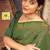 Green silk blend jacuard work festival saree with unstitched blouse piece