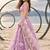 LAVENDER NET THREAD WITH ZARI AND SEQUINCE WORK FESTIVE LEHENGA CHOLI SET FOR WOMEN'S