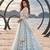 LIGHT SKY NET THREAD WITH ZARI AND SEQUINCE WORK FESTIVE LEHENGA CHOLI SET FOR WOMEN'S