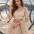 DUSTY CHIQU NET THREAD WITH ZARI AND SEQUINCE WORK FESTIVE LEHENGA CHOLI SET FOR WOMEN'S
