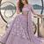 LAVENDER NET THREAD WITH ZARI AND SEQUINCE WORK FESTIVE LEHENGA CHOLI SET FOR WOMEN'S
