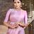 Baby pink silk blend jacuard work festival saree with unstitched blouse piece