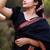 Black silk blend jacuard work festival saree with unstitched blouse piece