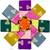 Mustard pink silk blend jacuard work festival saree with unstitched blouse piece