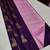 Wine pink silk blend jacuard work festival saree with unstitched blouse piece