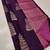 Wine pink silk blend jacuard work festival saree with unstitched blouse piece
