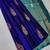 Blue rama silk blend jacuard work festival saree with unstitched blouse piece
