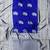 Royal blue silk blend jacuard work festival saree with unstitched blouse piece