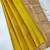 Yellow cream silk blend jacuard work festival saree with unstitched blouse piece