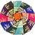 Turquoise silk blend jacuard work festival saree with unstitched blouse piece