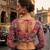 Magenta full sleeves self embroidered saree blouse