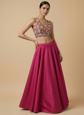 Self embroidered designer saree blouse 3