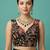 Self embroidered designer saree blouse