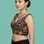 Self embroidered designer saree blouse