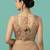 Self embroidered designer saree blouse