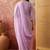 lavender thread embroidered cotton blend stitched straight trouser salwar suit set