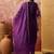 purple geometric printed silk blend stitched straight trouser salwar suit set