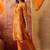orange geometric printed silk blend stitched straight trouser salwar suit set