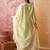 lime green chikankari embroidered   cotton stitched straight palazzo salwar suit set