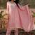 pink ethnic motifs embroidered silk blend stitched straight trouser salwar suit set