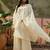 off-white floral embroidered   mul chanderi stitched short anarkali palazzo salwar suit set