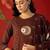 brown ethnic motifs printed   cotton stitched straight trouser salwar suit set