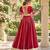 Maroon Rayon Readymade Navratri Lehenga Choli with Mirror & Embroidery Work
