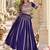 Violet Rayon Readymade Navratri Lehenga Choli with Mirror & Embroidery Work