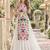 White Cotton Readymade Navratri Lehenga Choli with Embroidery & Thread Work