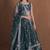 Designer Goergette Embroidered lehenga choli for wedding