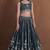 Designer Goergette Embroidered lehenga choli for wedding