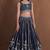 Designer Goergette Embroidered lehenga choli for wedding
